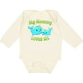 thumbnail image 3 of Inktastic My Mommy Loves Me Cute Narwhal Boys or Girls Long Sleeve Baby Bodysuit, 3 of 5