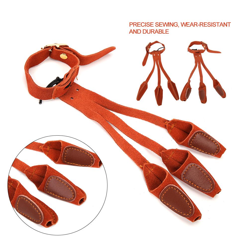 TOPINCN Durable Soft Traditional Bow Finger Tabs Protector Compound