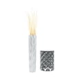 thumbnail image 6 of Leewadee Large Silver Home Decor Floor Vase - Wooden 34 inch Tall Farmhouse Decor Flower Holder For Fake Plant And Pampas Grass, 6 of 7