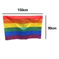 thumbnail image 2 of Rainbow Pride Banner 3x5 ft (36 x 60 in) - Colores vibrantes Adepaton Figuras Decorativas y Floreros, 2 of 5