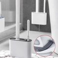 thumbnail image 4 of No-Dead-Angle Toilet Brush Household Toilet Cleaning Brush Wall-Mounted Toilet Cleaning Kit, 4 of 5