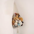 thumbnail image 1 of Hamac d'Angle Suspendu pour Peluches, Filet de Rangement pour Jouets, Parfait pour les Petits Espaces (Seulement Sac), 1 of 5