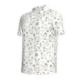 thumbnail image 3 of Daiia Funny Chicken Pattern Men’s Polo Shirts,Solid Deck Shirt,Classic Fit, Breathable Cotton Polo for Casual and Sport Wear-4X-Large, 3 of 9