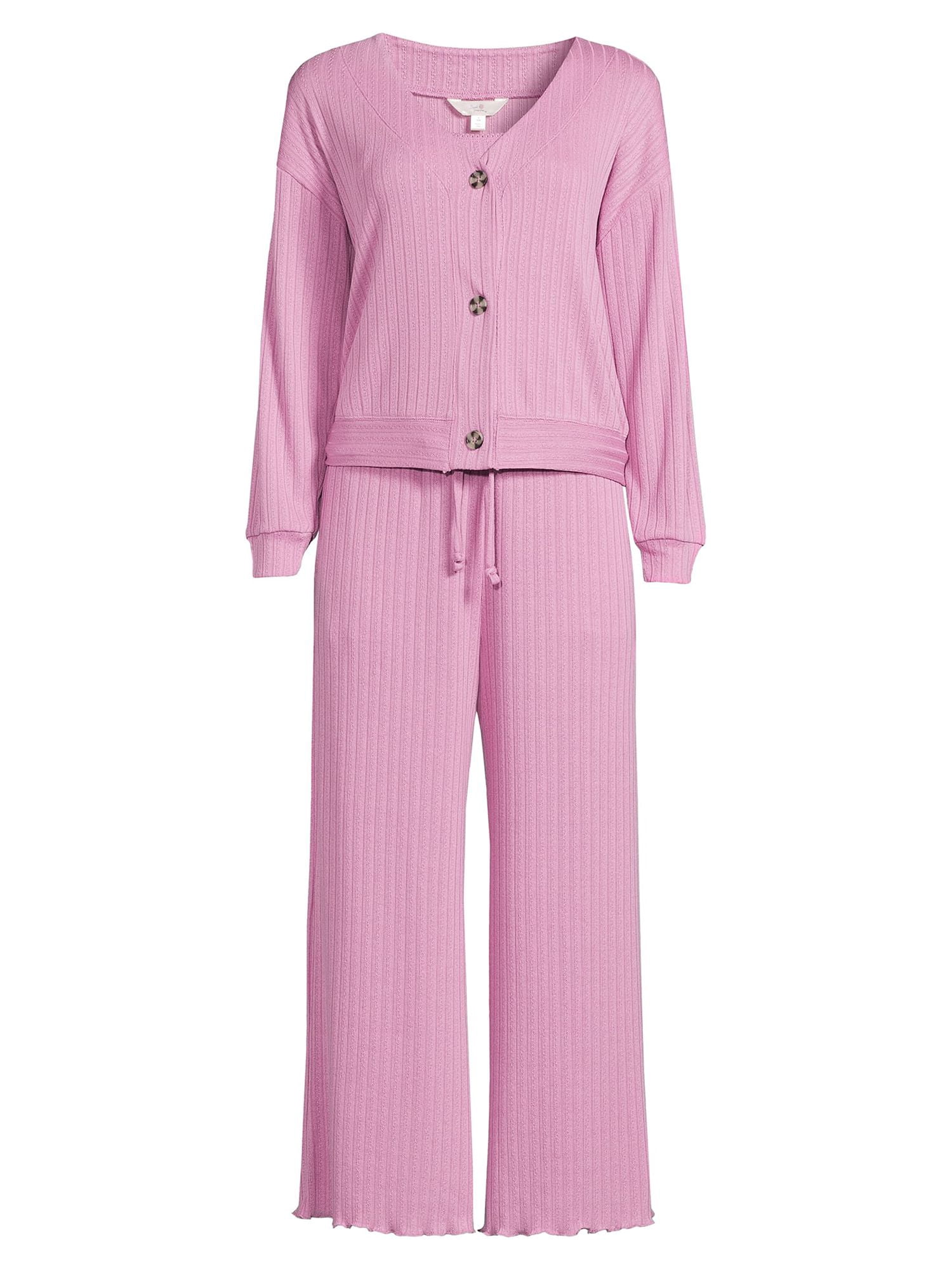Secret Treasures Women's Cardigan and Cami Top Sleep Set, 2-Piece
