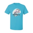 thumbnail image 2 of Wild Bobby, Mermazing Mermicorn Cute Gift Women Girls, Streetwear, Men's Graphic Tees, Light Turquoise, Large, 2 of 3