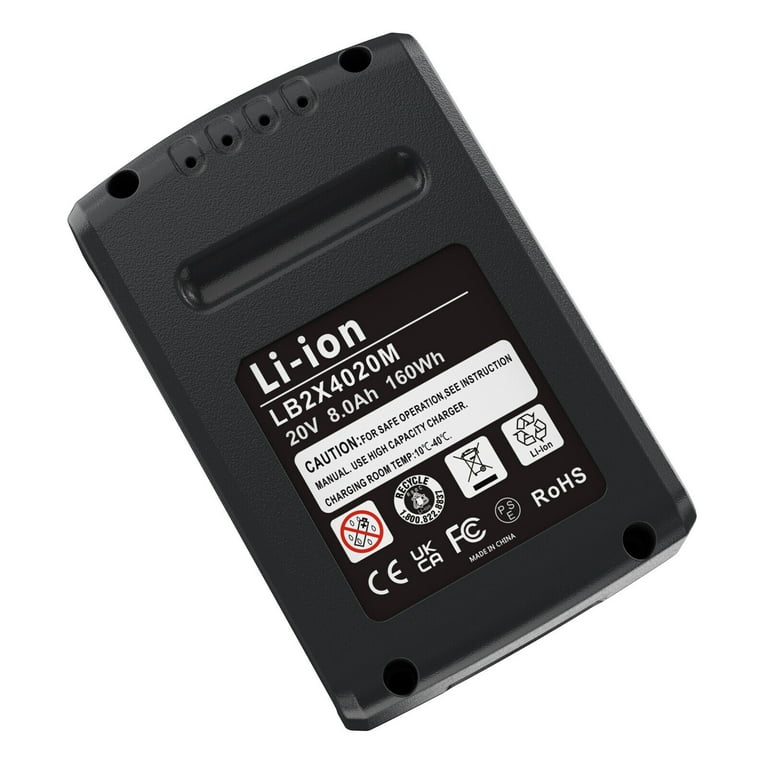 BMTBUY 8.0Ah 20V LB2X4020M Battery For Black & Decker LCC222
