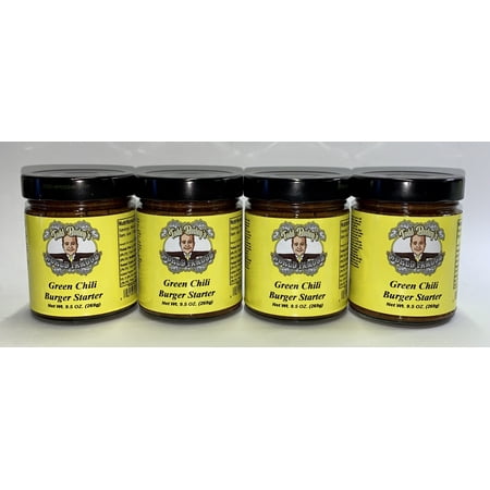 Todd Bosley's World Famous Green Chili Burger Starter (4 Pack)