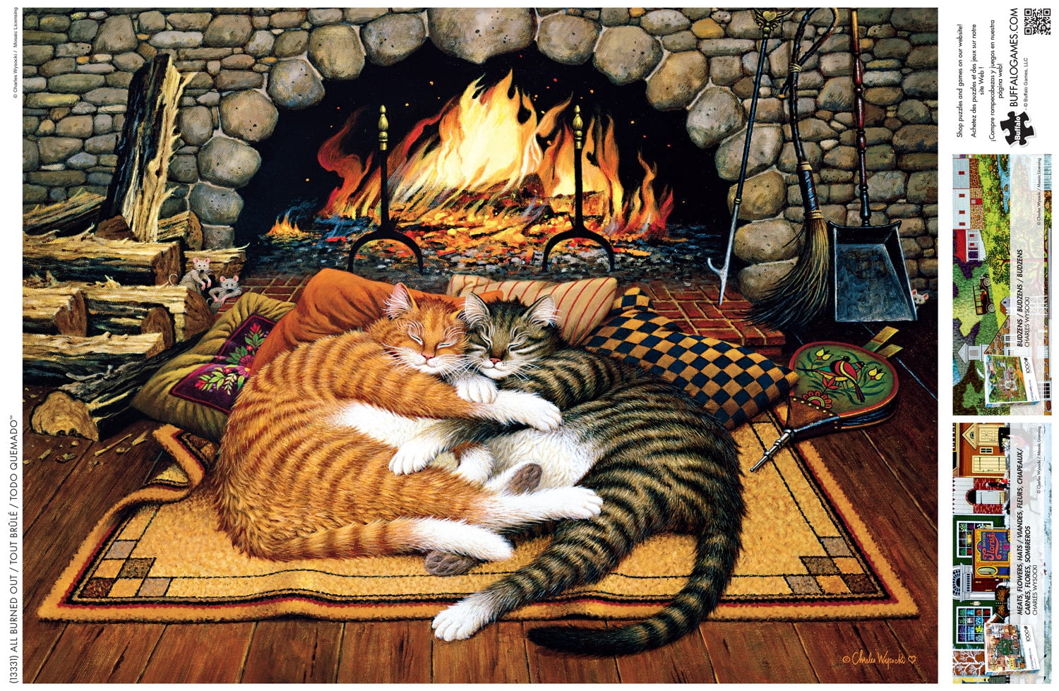 Buffalo Games All Burned Out 1000-Piece 26.75 x 19.75-Inch Interlocking Jigsaw Puzzle for Adults Ages 14+