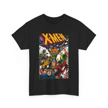 CLASSIC Uncanny X-Men T-Shirt - Phoenix, Storm, Wolverine, Banshee, Cyclops, Colossus