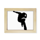 thumbnail image 1 of Hip pop saltando Performance Dancer Escritorio de madera Arte Pintura 6x8 pulgadas marco de foto foto, 1 of 4