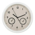 thumbnail image 1 of Reloj de pared Reloj De Pared Con Pantalla De Temperatura Y Humedad Para Decoración De Dormitorio De Cocina Beige Magideal Reloj de pared, 1 of 7