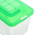 thumbnail image 3 of NICEXMAS 2Pcs Portable Reptile Travel Case Light Green Plastic Pet Transport Box, 3 of 8