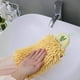 thumbnail image 4 of Toalla de mano de chenilla suave para cocina, baño, toallas superabsorbentes (amarillo), 4 of 4