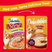 Hartz Delectables Stew Non-Seafood Lickable Wet Cat Treats - Chicken, 1.4oz, One Pouch