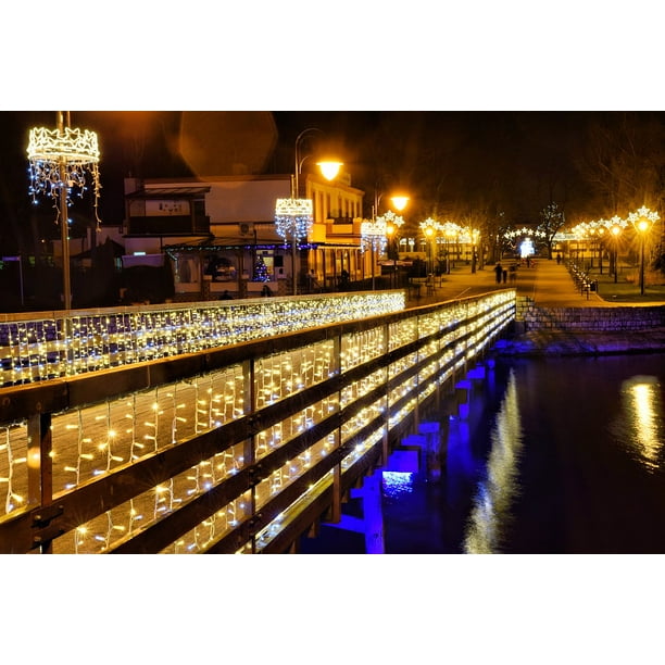 Brine Light Evening Holidays Street Inowrocaƒae A A A Aƒa A A Sa A A Aw Inch By 30 Inch Laminated Poster With Bright Colors And Vivid Imagery Fits Perfectly In Many Attractive Frames Walmart Com Walmart Com