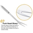 thumbnail image 6 of harayaa BBQ Grill Tool Set Fork Skewers Barbecue Grilling Kitchen Utensils Tools Kit 16PCS, 6 of 9