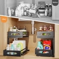 thumbnail image 3 of Organizador bajo fregadero Mixeshop de 2 niveles ajustable y deslizante, 3 of 8