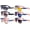 6 Assorted, variant on 6 Pairs Of USA American Flag Print Sunglasses - Patriotic - Sun Protection