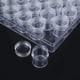 thumbnail image 3 of 30 UDS. Contenedores Redondos Pequeños de Almacenamiento de Cuentas de Joyería de PlásTico Con Caja de Tarros Transparentes para Anillos, Pendientes y Mini Cosas, 3 of 7