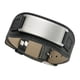 thumbnail image 4 of Pulsera de cuero hecha a mano con cierre de acero inoxidable para marido, abuelo y hombre. negro, 4 of 7