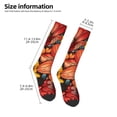 thumbnail image 2 of Sigee Colorful Vintage Floral Pattern for Socks for Men Women Socks Stocking Compression Socks, 2 of 6