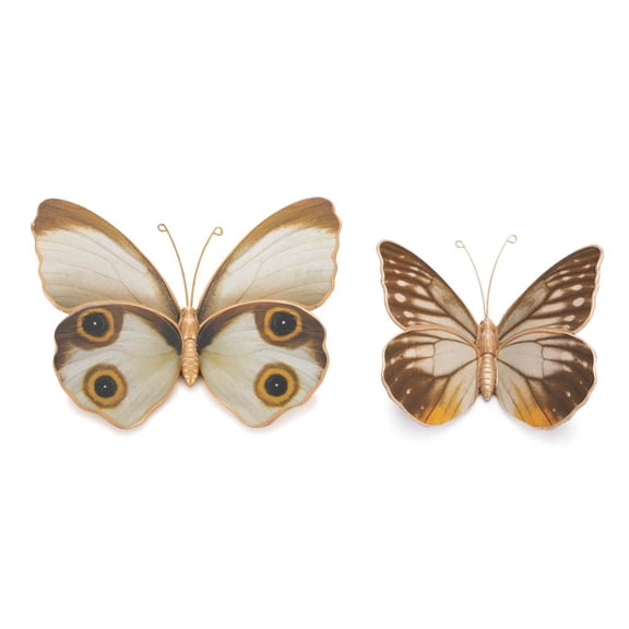 Melrose International LLC Butterfly (Set of 2) 4"L, 5"L Resin