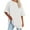 White, variant on Pitauce Womens Oversized T-Shirts Loose Fit Crew Neck Short Sleeve Tops Solid Color Summer Casual Blouse Tunic Tops 2025 Basic Tee