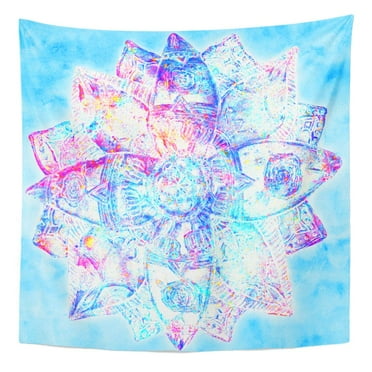 DaShan Mandala Floral Tapestry Wall Hanging,Bohemian Wall Decor for