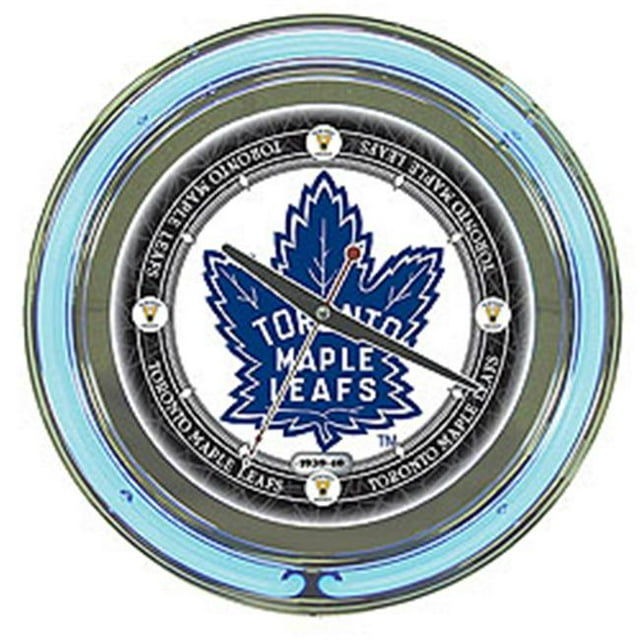 NHL Vintage Toronto Maple Leafs Neon Clock - 14 in Diameter