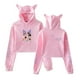 thumbnail image 4 of 『 BTS 』 S Sudaderas Con Capucha Para Mujer De Manga Larga Kpop Crop Tops Casual Streetwear/Bullet-Proof Cadet Corps Ropa De Multicolor Sudadera Corto Envío Impresiónpangjing, 4 of 4