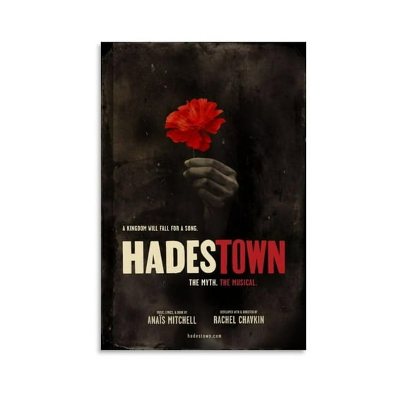 Hadestown Poster Music Theatre Poster Canvas Painting Wall Art Poster for Bedroom Living Room Decor