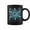 Black, variant on Winter Blue Snowflake Christmas Xmas Costumes Women Coffee Mugs