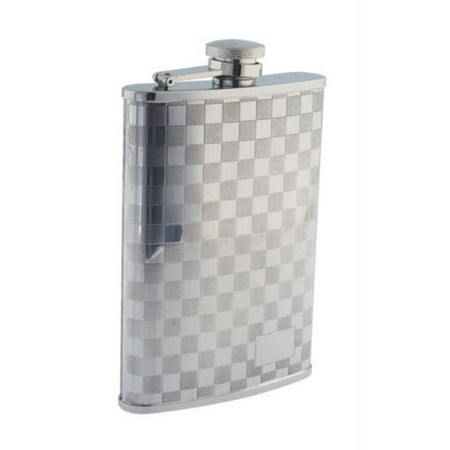 

Colonel Conk Model 508 Checkerboard Flask 8 oz - NEW