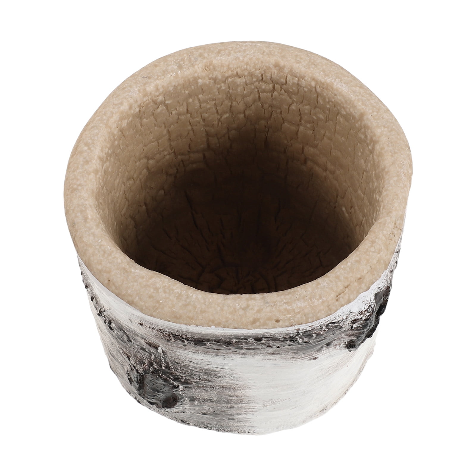 COMPUKAS Resin Tree Trunk Reptile Water Bowl for Lizards, Geckos, Amphibians - Feeding and Drinking Dish