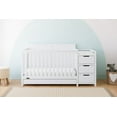 thumbnail image 4 of Graco Hadley 5-in-1 Convertible Baby Crib and Changer with Drawer, White, 4 of 20