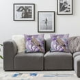 thumbnail image 2 of nygtbtfer Throw Pillow Covers Set of 2 Neutral Accent Modern Farmhouse Pillow Covers with Soft Chenille Decorative for Couch Bed Living Room Outdoor Flowers and Birds White, 2 of 7