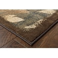 thumbnail image 2 of Oriental Weavers Hudson Area Rug 1699G Brown Geometric Squares 1'10" x 3' 3" Rectangle, 2 of 2