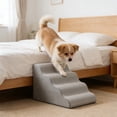 thumbnail image 6 of Non-Slip Pet Stairs for Senior Pets with Joint Issues - High-Density Foam Core Ramp for Bed and Couch - Portable for Indoor Outdoor Use, 6 of 6