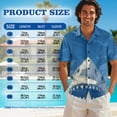 thumbnail image 5 of Psesaysky Shark Print Matching Couple Outfits Mens Cool Animal Aloha Shirts Plus Size Women Sleeveless Tank Sundress Summer Beach Flowy Dress Cover up with Pockets,S-5XL, 5 of 7