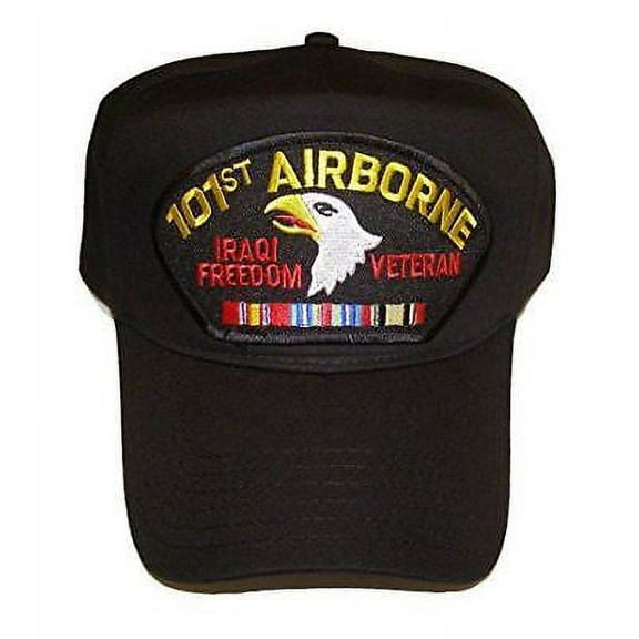 US ARMY 101st AIRBORNE DIVISION IRAQI FREEDOM VET HAT W/ CAMPAIGN RIBBONS OIF