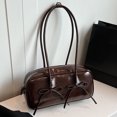 thumbnail image 1 of Bolso Informal Bowknot Hombro Versátil Axilas Ladies PU Cuero Solid Color Comprar Tray Bolsas, 1 of 9