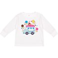 thumbnail image 3 of Inktastic Ice Cream Truck with Ice Cream Cones Boys or Girls Long Sleeve Toddler T-Shirt, 3 of 5