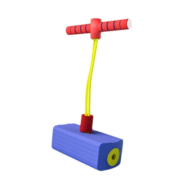 Saltador de Pogo de espuma, palo de Pogo, tabla de salto, juguete de entrenamiento de equilibrio, juguete que rebota para niños y niñas, regalo de Azul