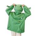 thumbnail image 1 of Ruiboury Oversized Sweatshirt Cute Cartoon Wide Application Easy To Clean Polyester Winter Warm Thick Loose Oversized Sweatshirt, 1 of 6