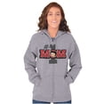 thumbnail image 3 of Betty Boop Number 1 Mom Mother's Day Zip Hoodie Sweatshirt Women Brisco Brands S, 3 of 6