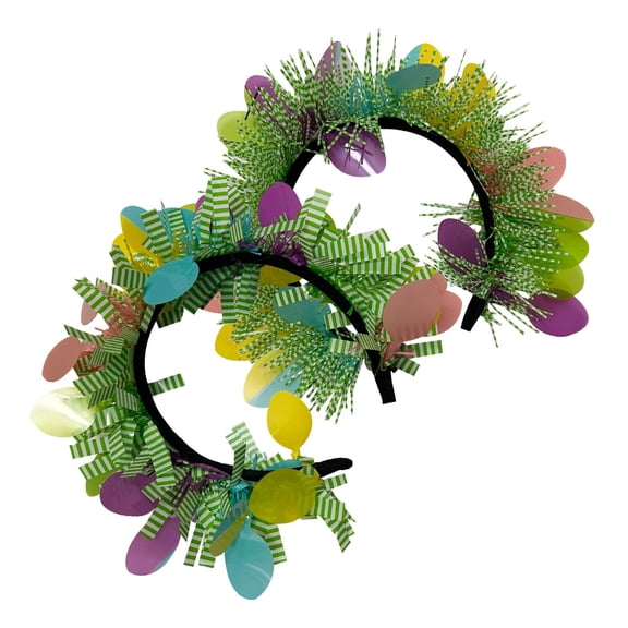 Masteelf 2pcs Easter Headbands Party Headpiece Holiday Headdress Easter Carnival Hair Accessories
