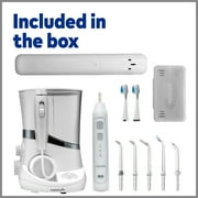 Waterpik Complete Care 5.0 Water Flosser + Sonic Electric Toothbrush، White