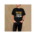 thumbnail image 1 of [Camiseta vibrante Soul Train] Camiseta de moda vibrante para hombre en talla grande - Gráfico "Soul Train", mezcla de poliéster elástico, cuello redondo y manga corta - Ropa casual colorida y cómoda, 1 of 7
