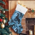 thumbnail image 5 of Coolnut 17.7 Inch Christmas Stockings, 2 PCS Delicate Black Horses Presonalized Large Stocking Sock for Family Holiday Xmas Party Decorations, 5 of 7