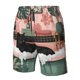 thumbnail image 4 of Balery Black Cat Pink Bathroom Traje de Baño Estilo Hawaiano para Hombre, Shorts de Secado Rápido con Bolsillos-X-Large, 4 of 6